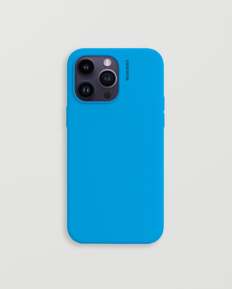 Nudient Base Case iPhone 14 Pro Max Vibrant - Blauw