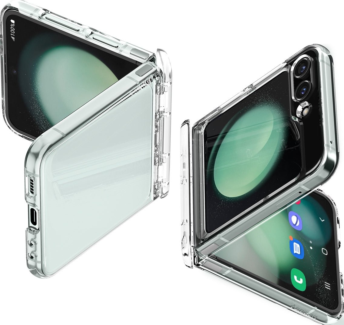 Spigen Thin Fit Hoesje voor de Samsung Galaxy Z Flip 5 - Back Cover Crystal Clear