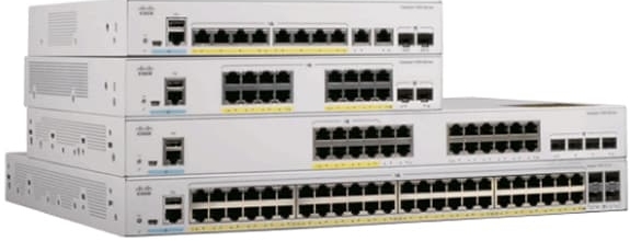 Cisco Catalyst 1000 24 PoE FE 2x1G SFP 2X1G combo (C1000fe-24p-4g-l)