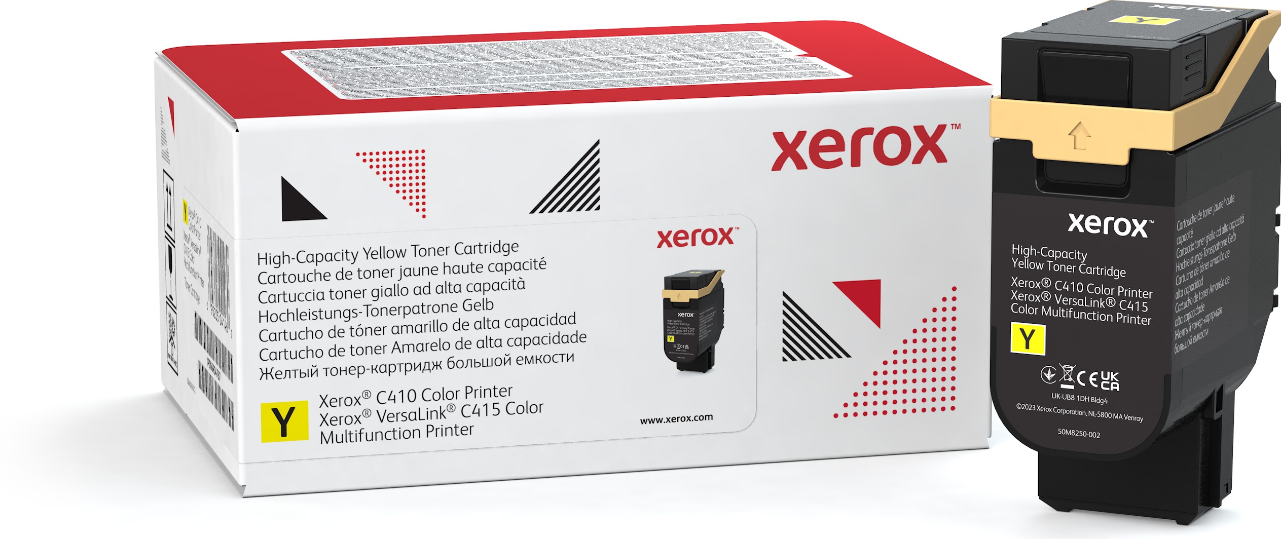 Xerox VersaLink C410/C415 cassette gele toner grote capaciteit (7.000 pagina's), 7000 pagina's, Geel, 1 stuk(s)