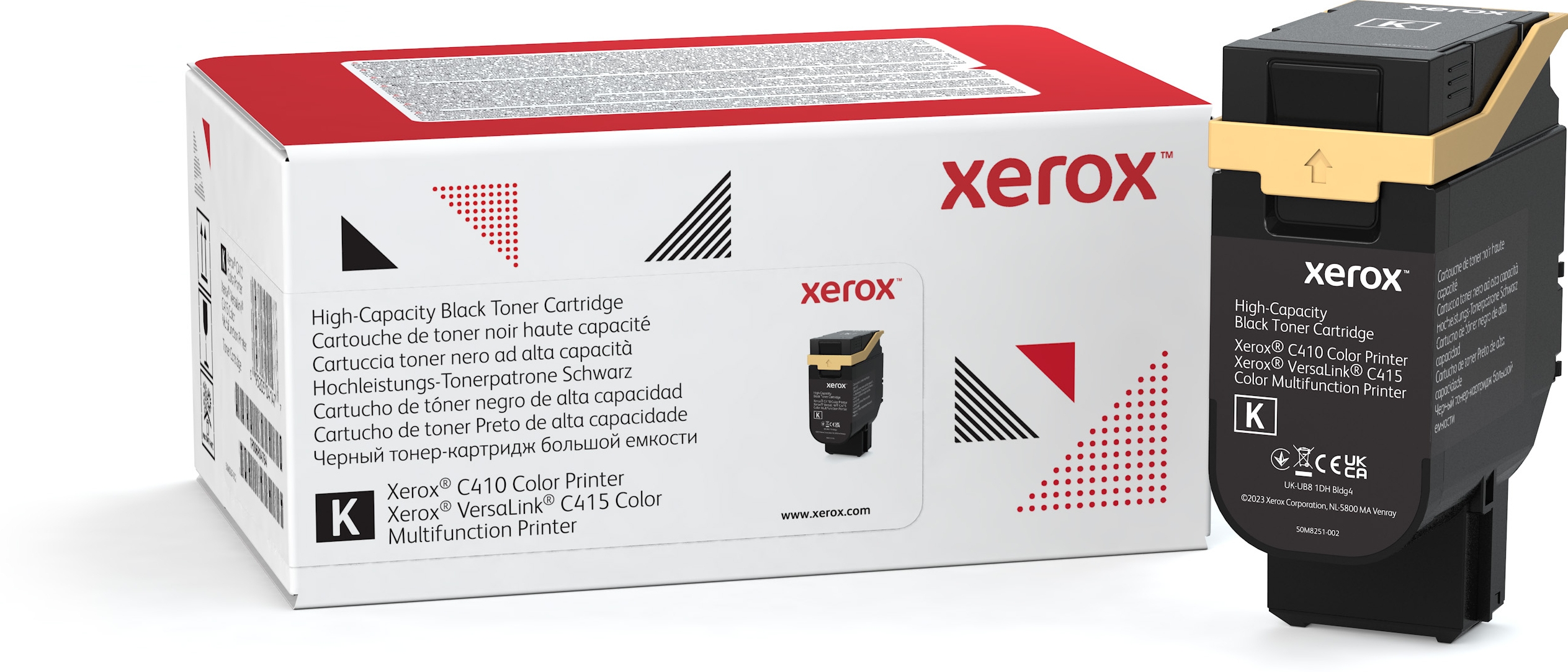 Xerox VersaLink C410/C415 cassette zwarte toner grote capaciteit (10.500 pagina's), 10500 pagina's, Zwart, 1 stuk(s)