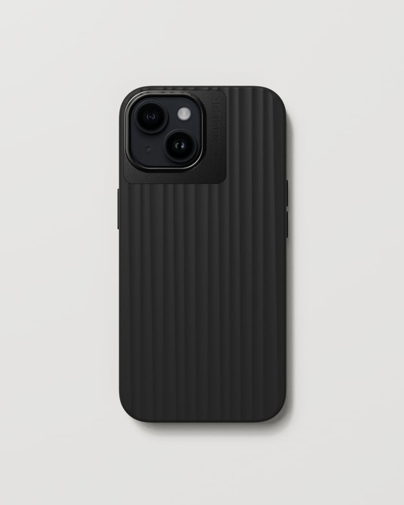 Nudient Bold Case Apple iPhone 15 Charcoal - Zwart