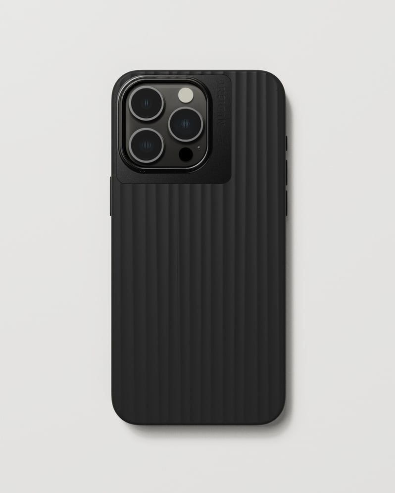 Nudient Bold Case Apple iPhone 15 Pro Max Charcoal - Zwart