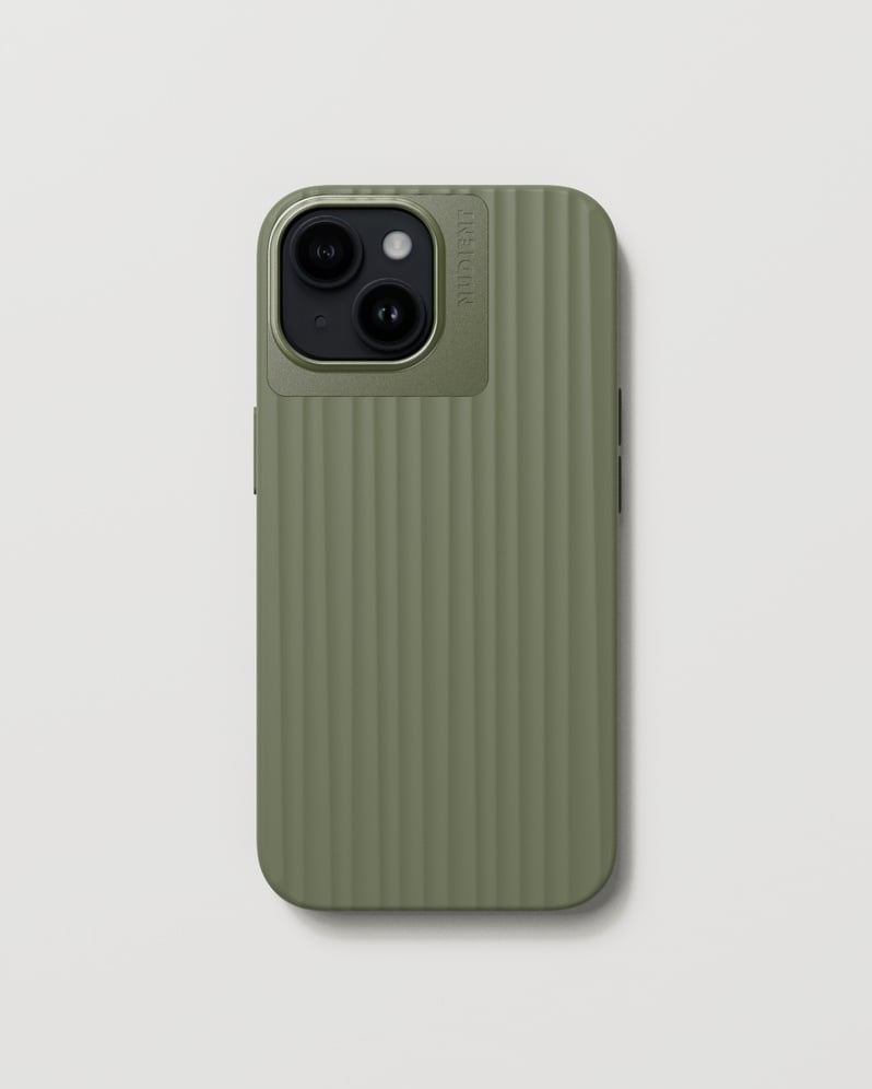 Nudient Bold Case Apple iPhone 15 Olive - Groen