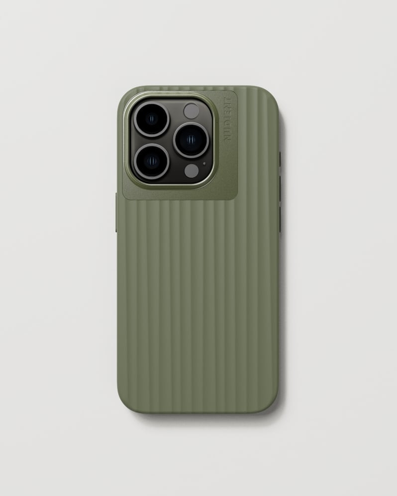 Nudient Bold Case Apple iPhone 15 Pro Olive - Groen