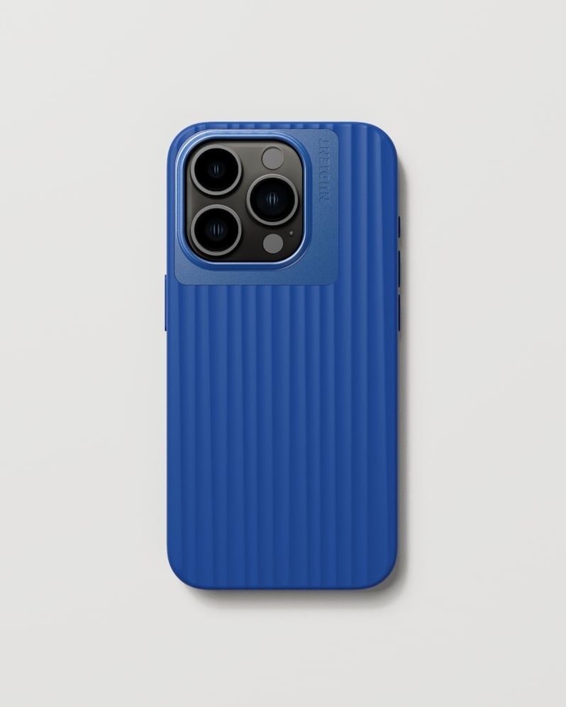 Nudient Bold Case Apple iPhone 15 Pro Signature - Blauw