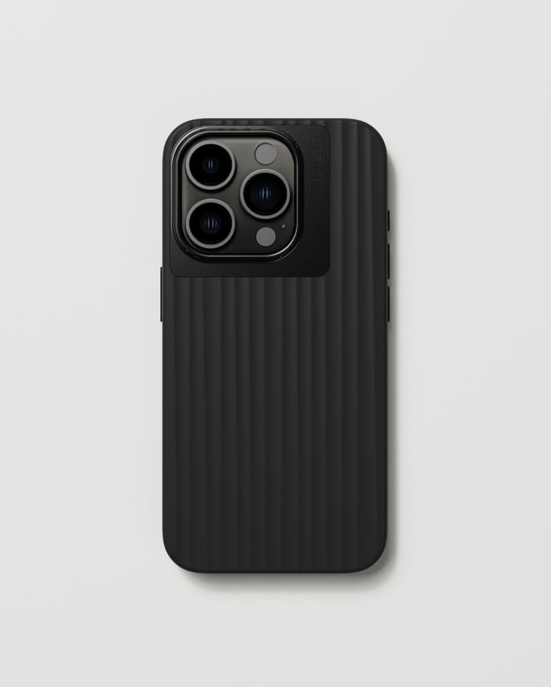 Nudient Bold Case Apple iPhone 15 Pro Charcoal - Zwart