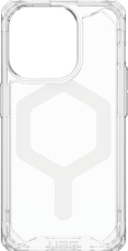 Urban Armor Gear Plyo Apple iPhone 15 Pro Hoesje Magsafe Ice Wit