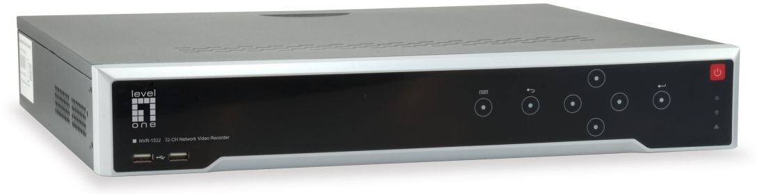 LevelOne NVR-1332 32-kanaals netwerk Videorekorder H.265