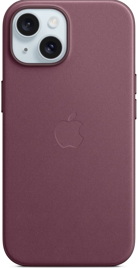 Apple FineWoven Case with MagSafe voor iPhone 15 - Mulberry