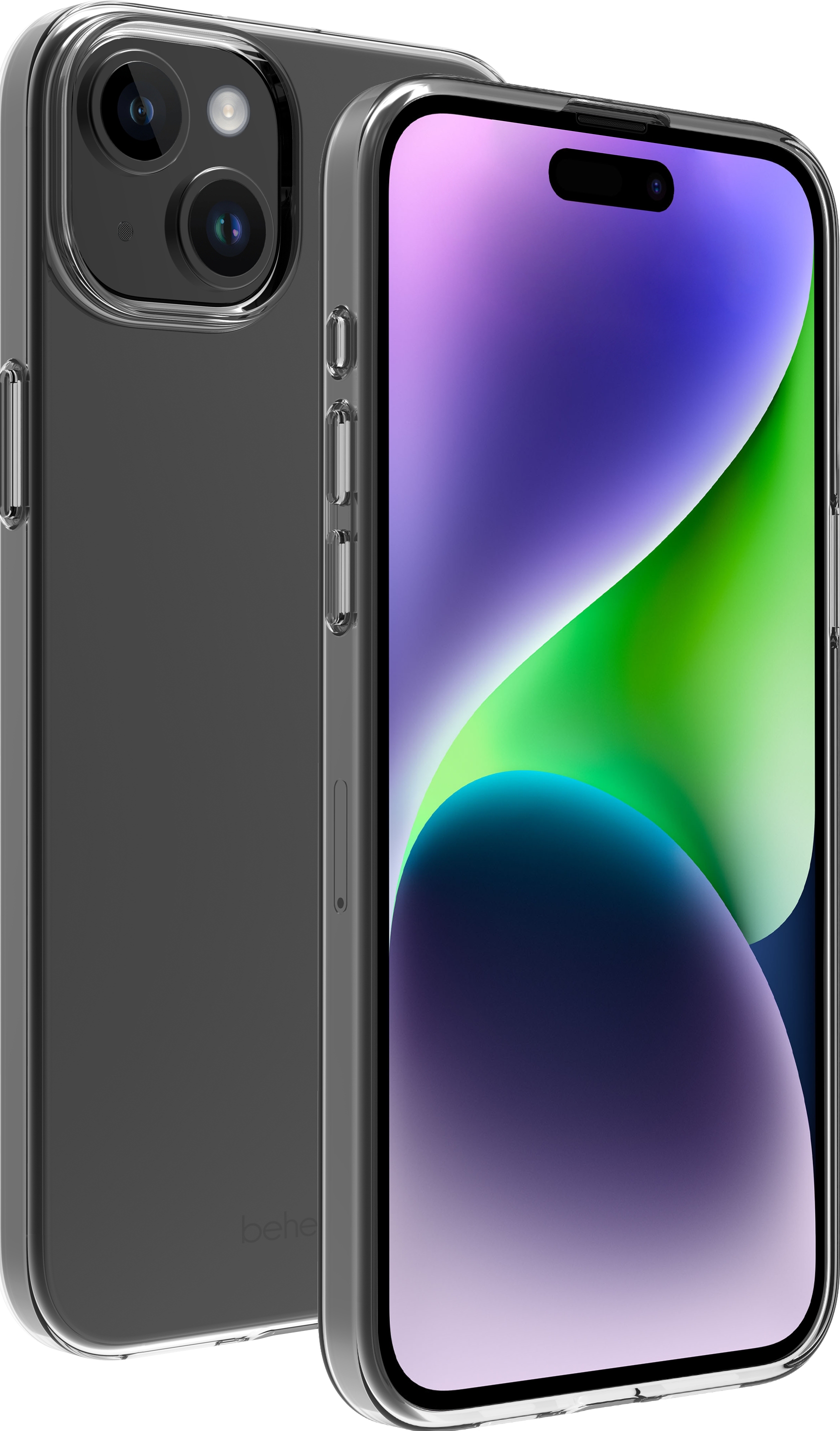 BeHello iPhone 15 Plus Thin Gel Case ECO Transparant