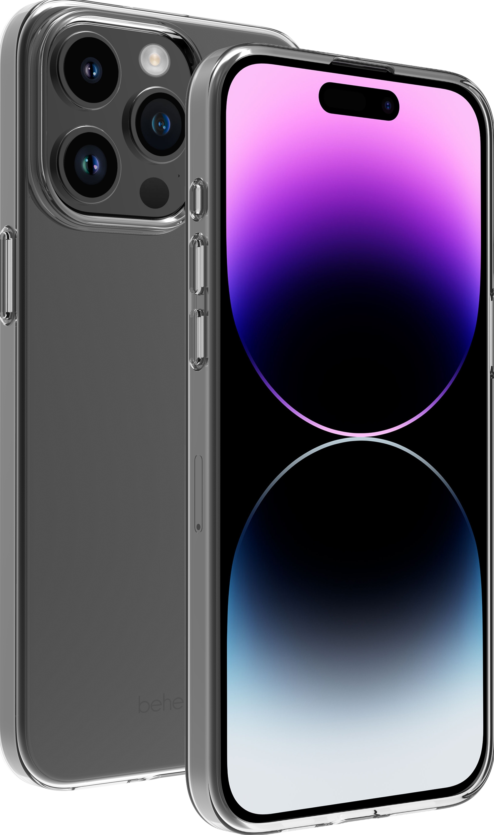 BeHello iPhone 15 Pro Thin Gel Case ECO Transparant