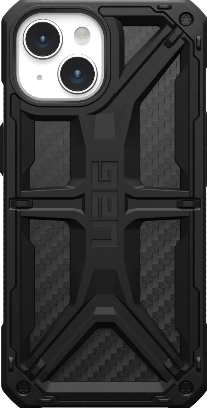 UAG - Monarch iPhone 15 Hoesje - carbon zwart