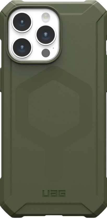 UAG - Essential Armor Mag iPhone 15 Pro Max Hoesje - olijfgroen