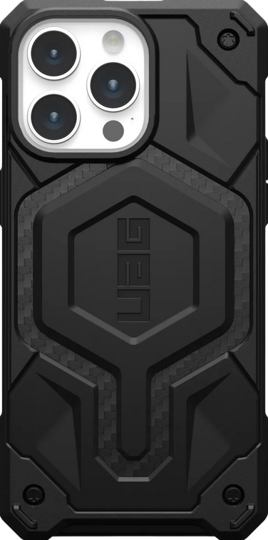 UAG - Monarch Pro Mag iPhone 15 Pro Max Hoesje - carbon zwart