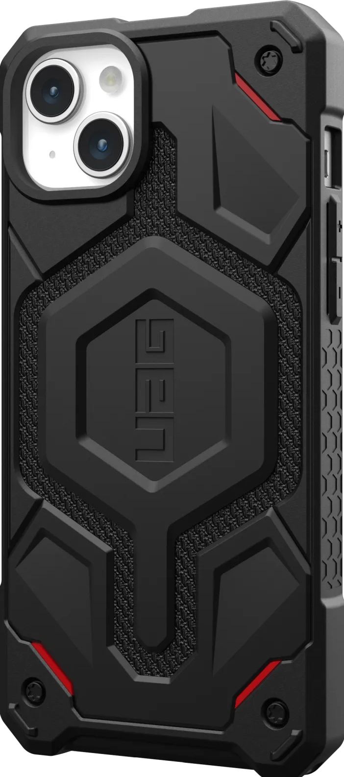 UAG - Monarch Pro iPhone 15 Plus Mag Hoesje - kevlar zwart