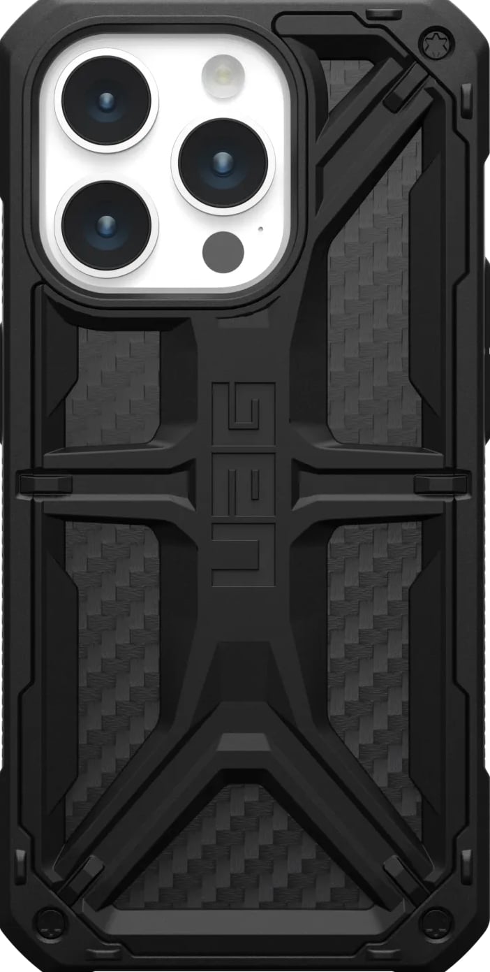 UAG - Monarch iPhone 15 Pro Hoesje - carbon zwart