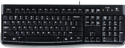 Logitech Keyboard K120 for Business toetsenbord USB QWERTZ Hongaars Zwart