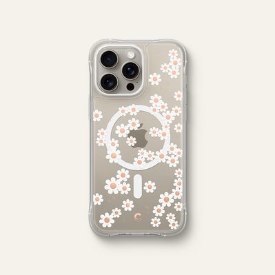 Spigen Cyrill Apple iPhone 15 Pro Cecile White Daisy Mag