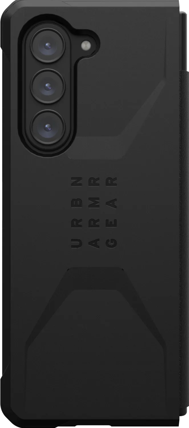 Urban Armor Gear Civilian Samsung Galaxy Z Fold 5 Hoesje Zwart