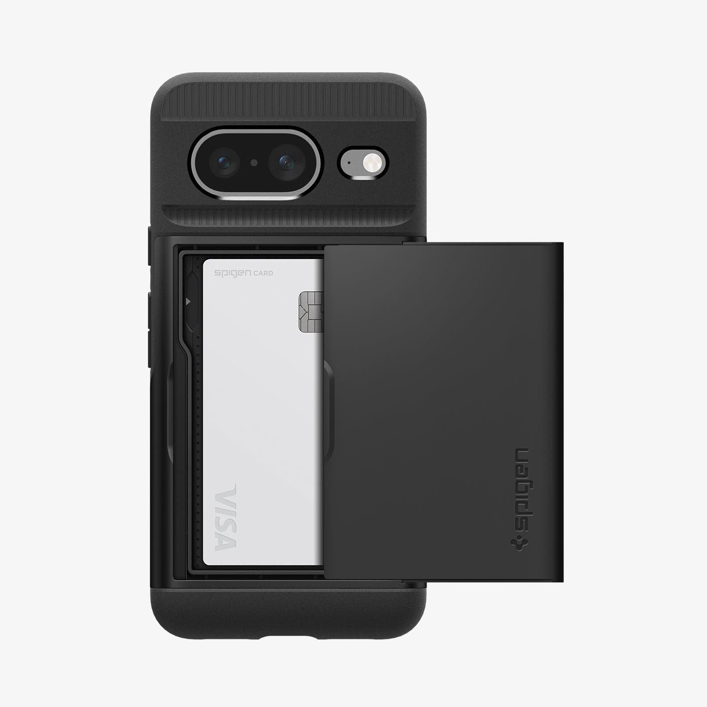 Spigen Slim Armor CS Google Pixel 8 Hoesje Back Cover Zwart