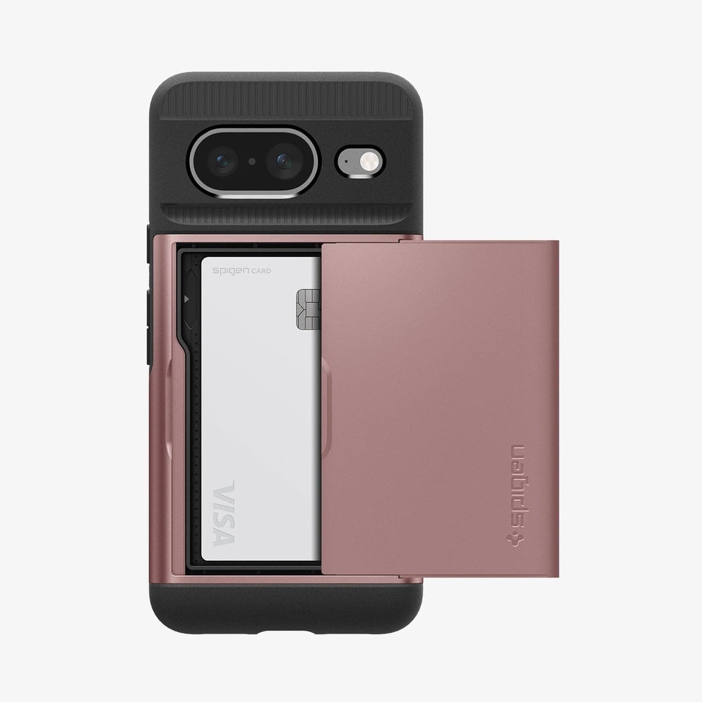 Spigen Slim Armor CS Google Pixel 8 Hoesje Back Cover Roze Goud