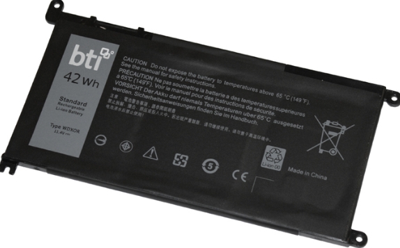 BTI WDX0R-BTI - Batterij voor laptopcomputer (gelijk aan: Dell WDX0R,