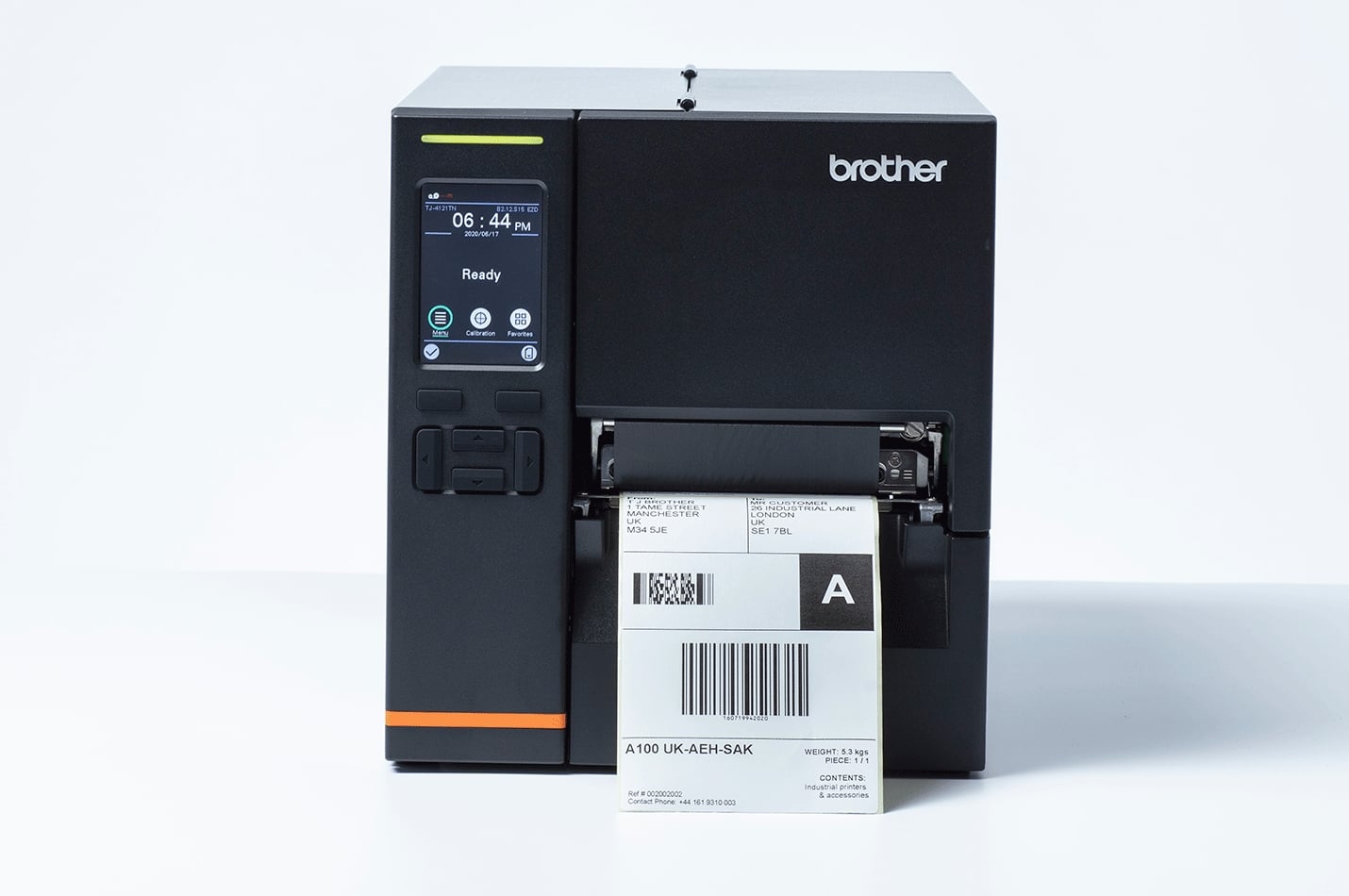 Brother TJ-4021TN labelprinter Direct thermisch/Thermische overdracht 203 x 203 DPI Bedraad