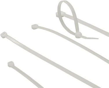 ACT CT1040 Tie Wraps | Kabelbinders | 203 mm/3,6 mm | Transparant | 100 stuks