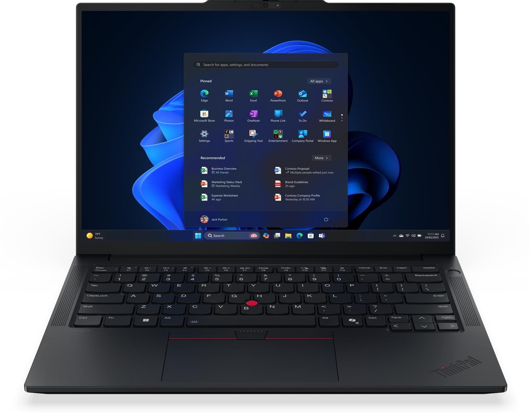 Lenovo ThinkPad E14 Gen 7 21SX - Scharnier 180 graden