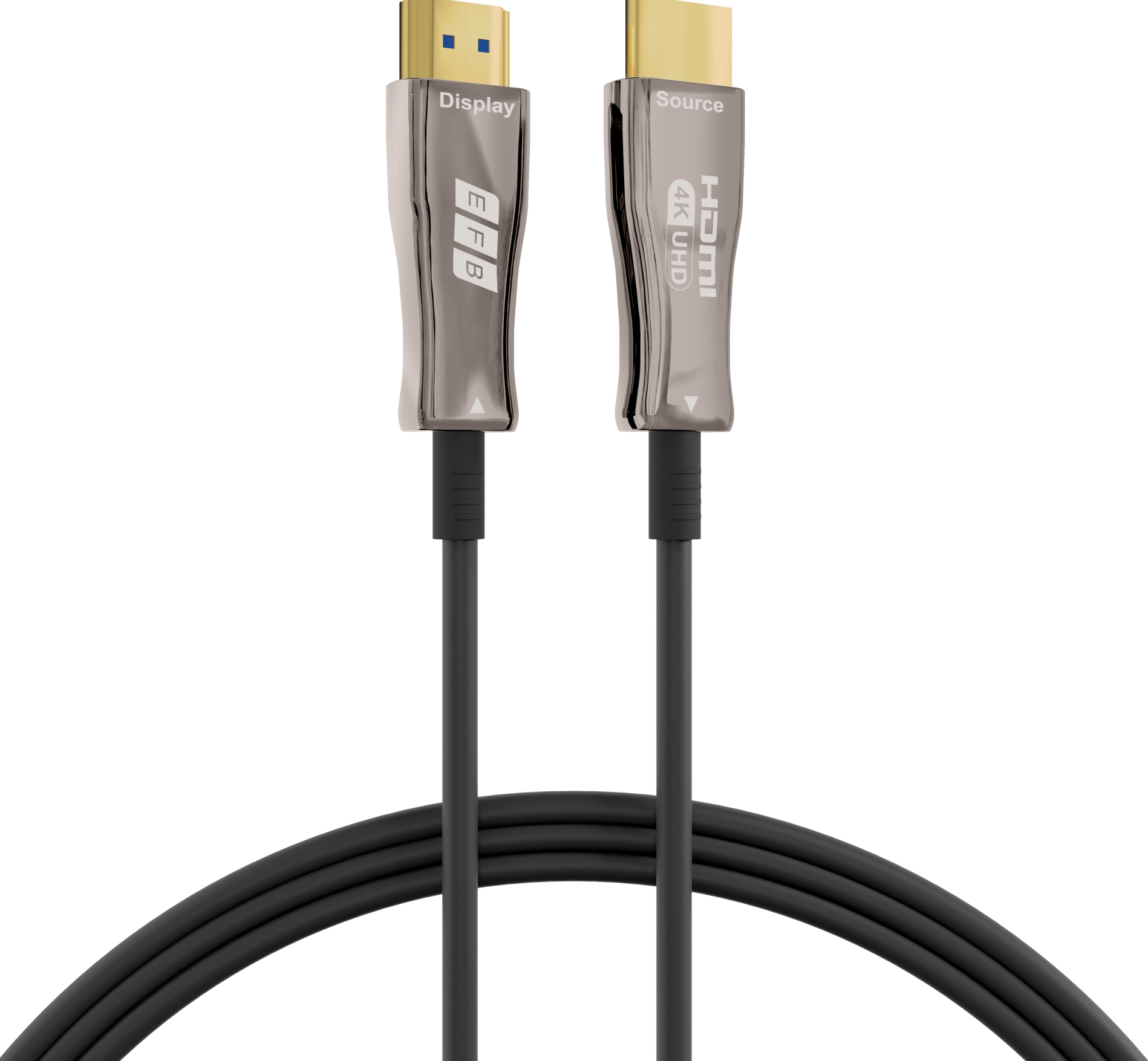 EFB HDMI Glasfaserkabel AOC aktiv 4K60Hz 30m schwarz